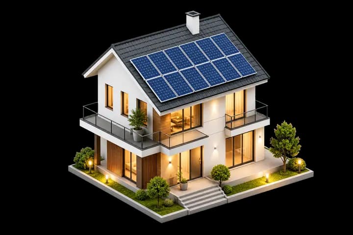 Nhà dùng điện mặt trời
