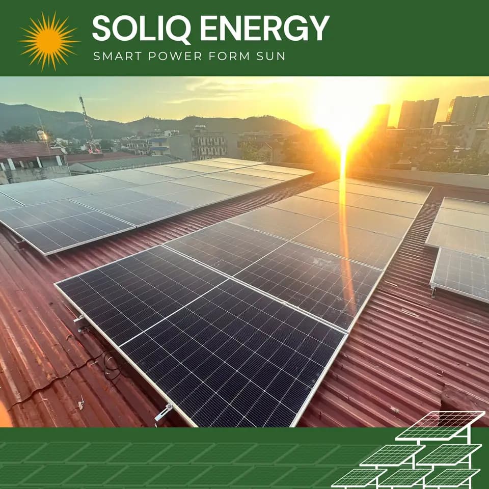 Công trình điện mặt trời SOLIQ đã lắp đặt 1