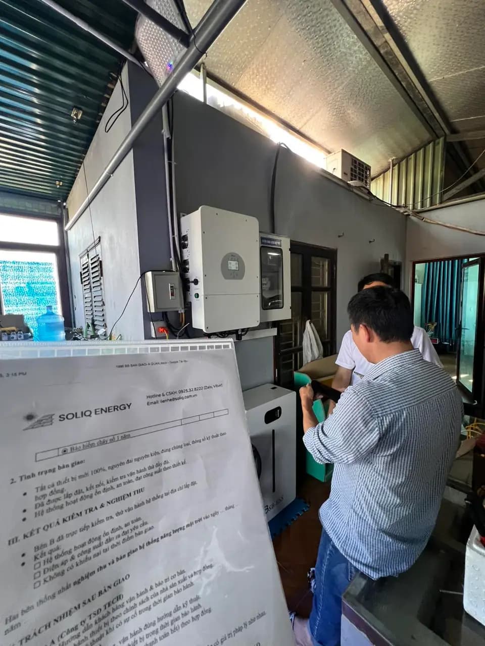 Công trình điện mặt trời SOLIQ đã lắp đặt 4