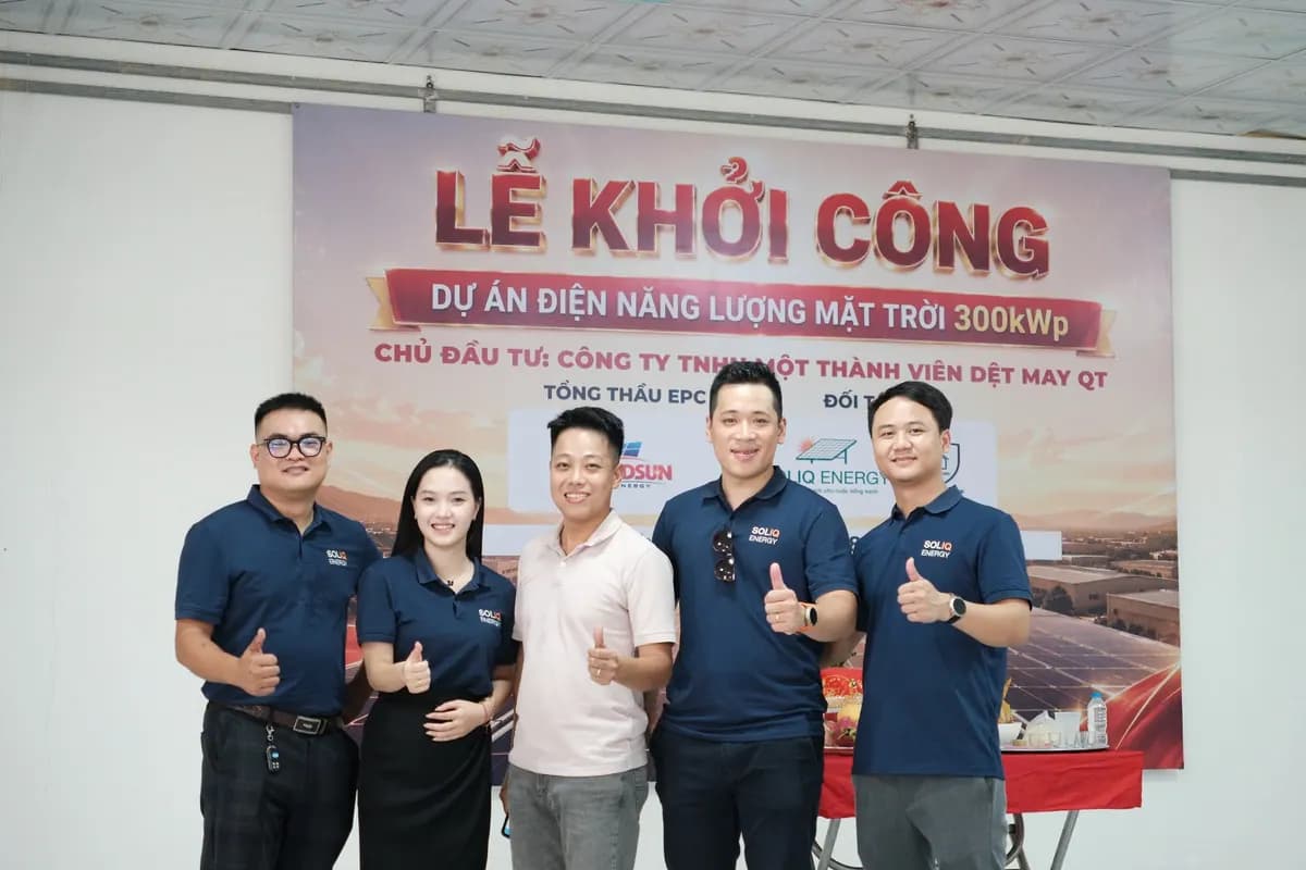 Thi Công Điện Năng Lượng Mặt Trời 300kW Trọn Gói Cho Nhà Xưởng