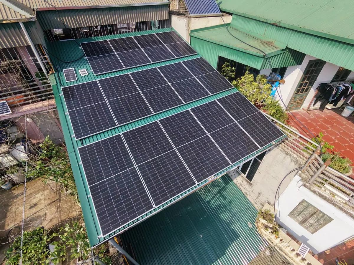 Hệ thống 10kWp - Biệt thự Hà Đông